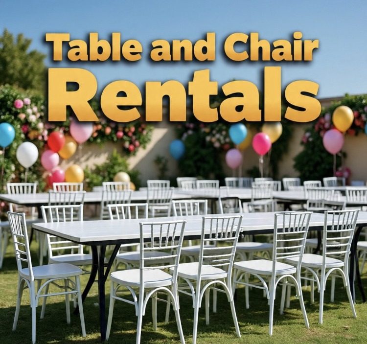 Tents, Tables & Chairs Rentals