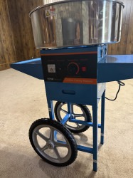 Cotton candy machine cart